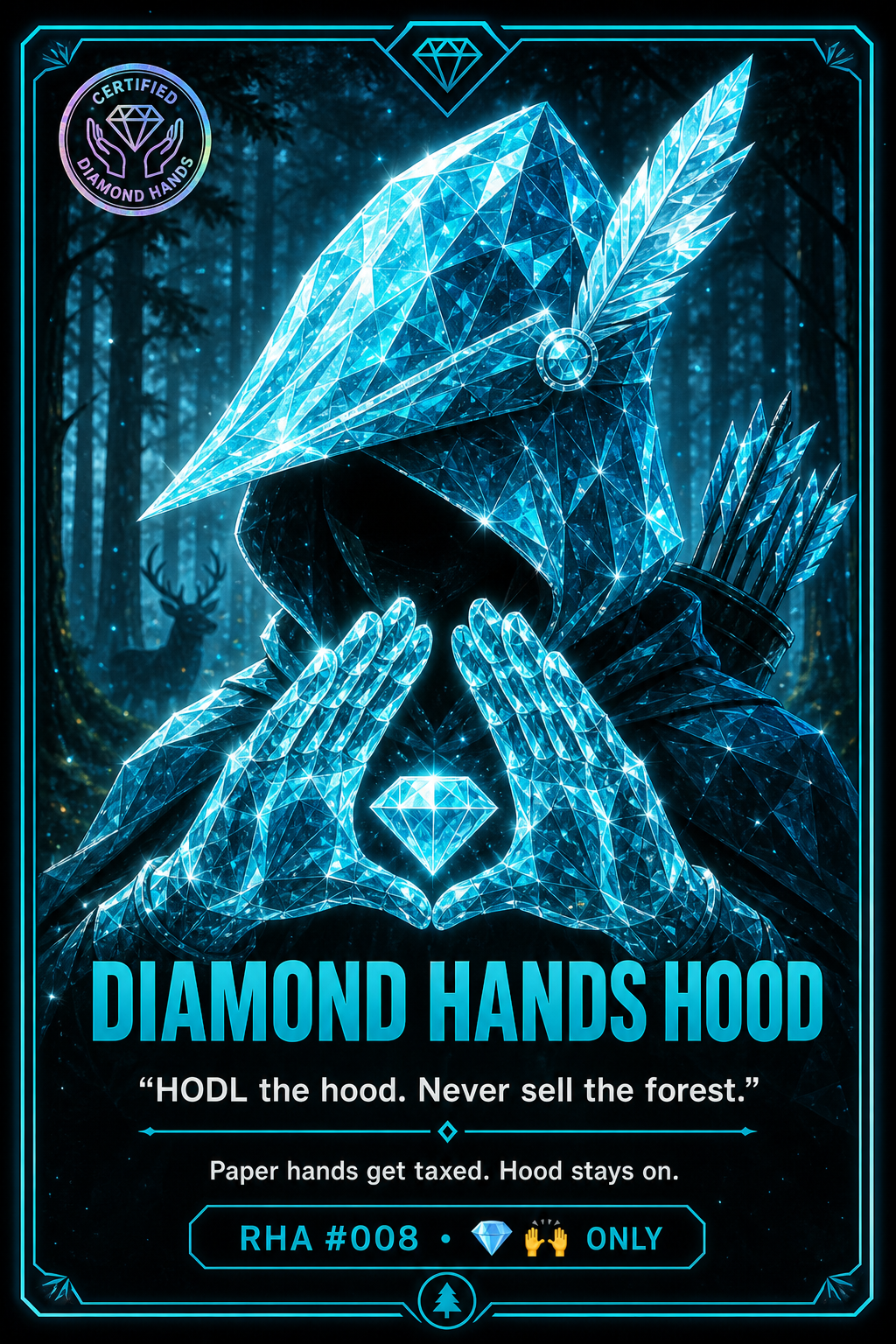 Diamond Hands Hood